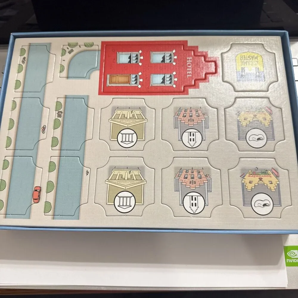 Hotel Amsterdam By The Game Master~Hans Van Tol~Very Rare~Unused Open Box